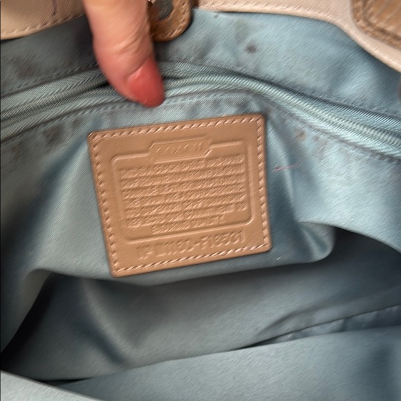 ⭐️  COACH Penelope ~Leather Top ~Turnlock Satchel Carryall Purse F16531 - Picture 2 of 10